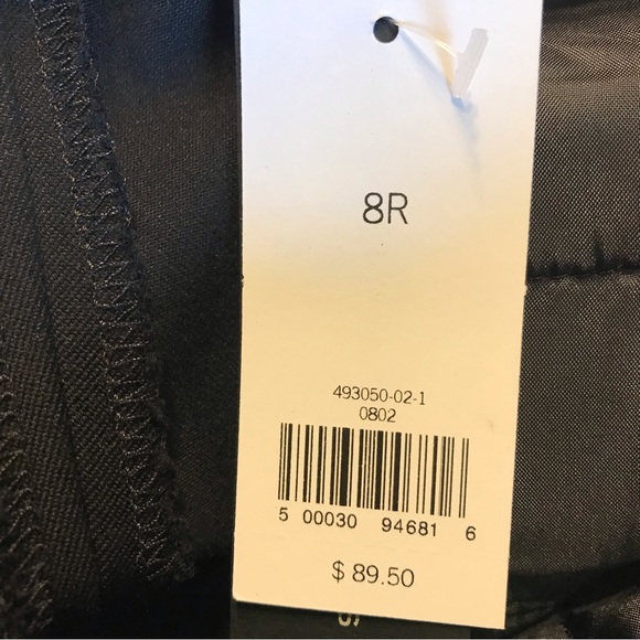 NWT Banana Republic Mid-rise Sloan Ankle Length Black Pants Size 8 $89. - Picture 9 of 9